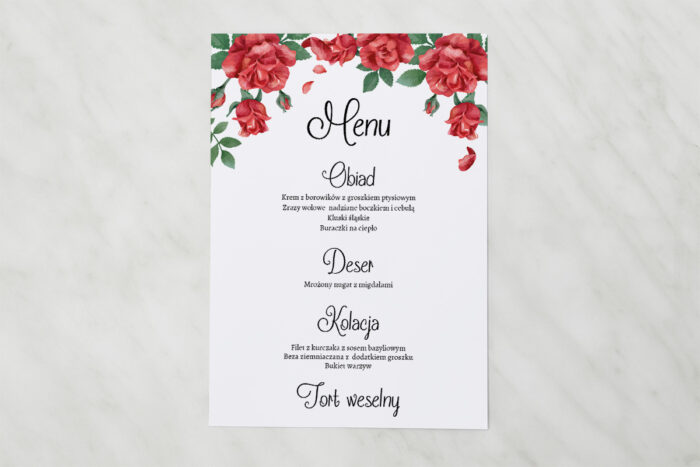 menu-weselne-do-zaproszenia-ze-zdjeciem-i-sznurkiem-czerwone-roze-papier-matowy