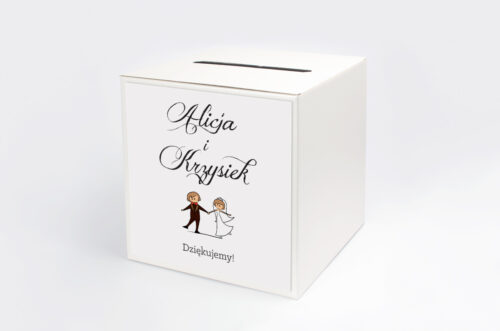 Personalizowane pudełko na koperty - Lolki tańczące