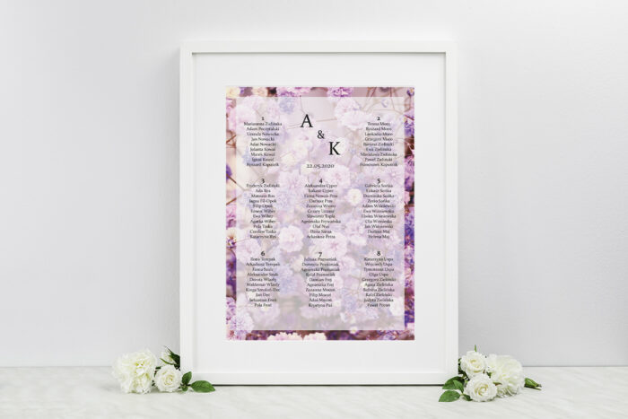 plan-stolow-weselnych-fotograficzne-kwiaty-fioletowa-gipsowka-papier-matowy-350g-dodatki-ramka