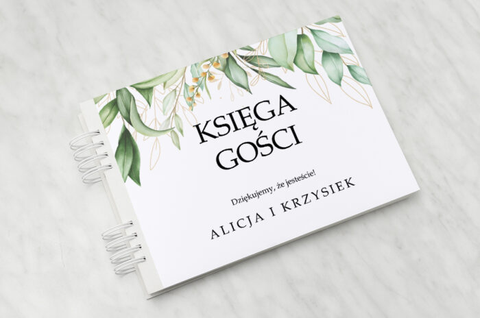 ksiega-gosci-tropikalne-kwiaty-listki-papier-matowy-dodatki-ksiega-gosci