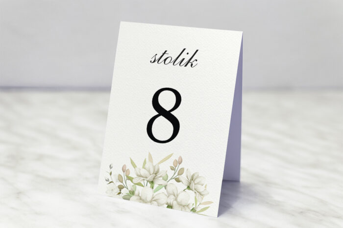numer-stolika-kwiatowe-galazki-biale-kwiaty-jabloni-papier-matowy