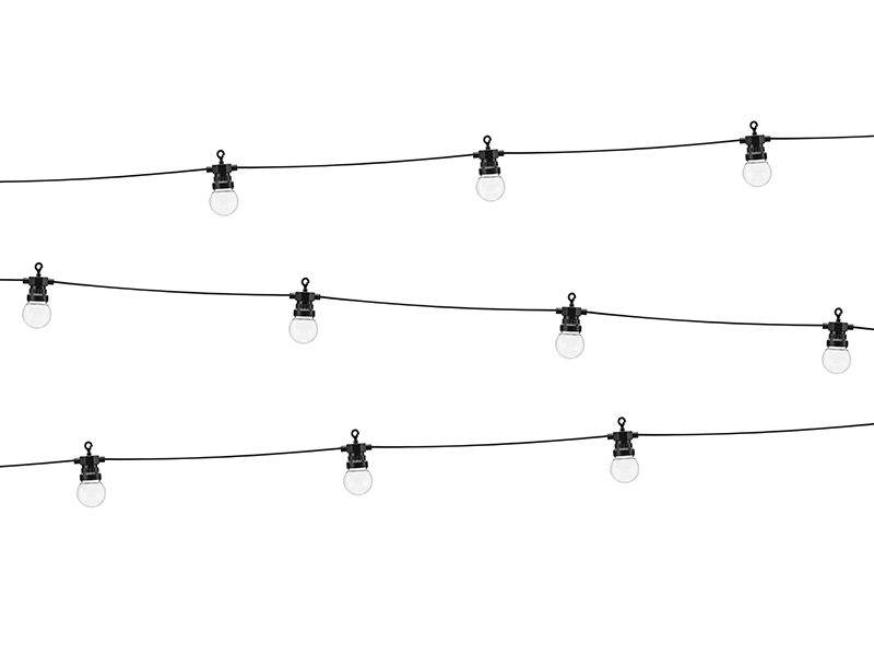 Dekoracje ślubne Lampki dekoracyjne LED, czarny, 5m
