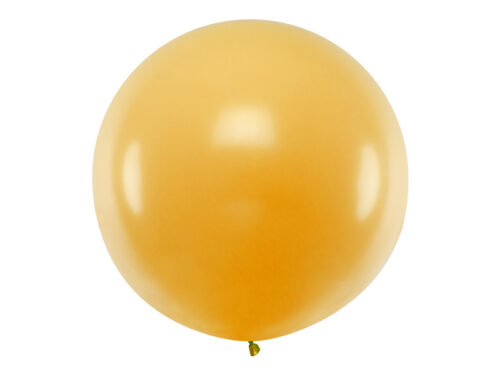 balon-okragly-1m-metallic-gold