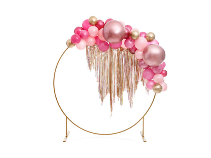 balon-okragly-glossy-60cm-rozowe-zloto