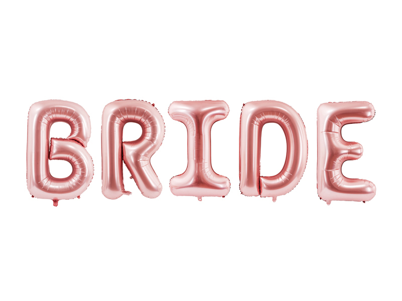 Balony na wesele Duży balon foliowy BRIDE