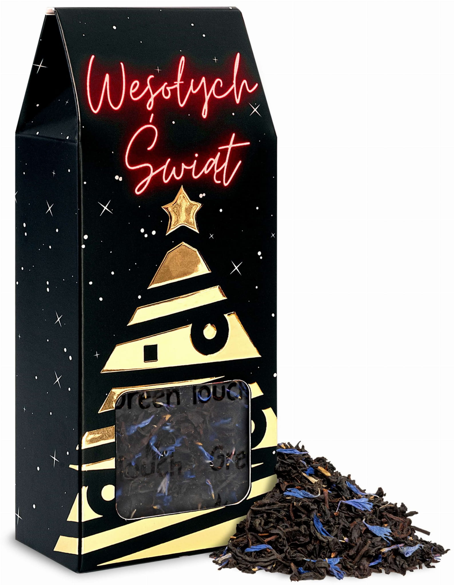 Pomysły na prezenty Herbata świąteczna w pudełku na prezent - Earl grey niebieski 60 g