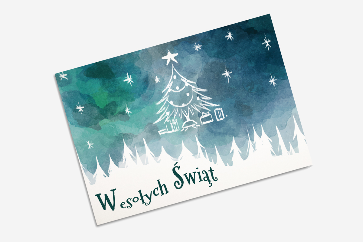 Pomysły na prezenty Zestaw kartek - Magiczne Święta - 8 sztuk