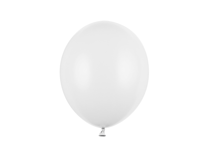 Balony na chrzest Balony Strong 27cm, Pastel Pure White (1 op. / 10 szt.)