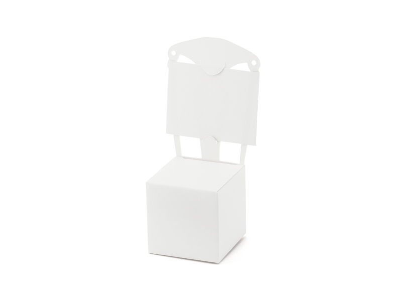 Gotowe pudełeczka Pudełeczka Krzesełko, biały