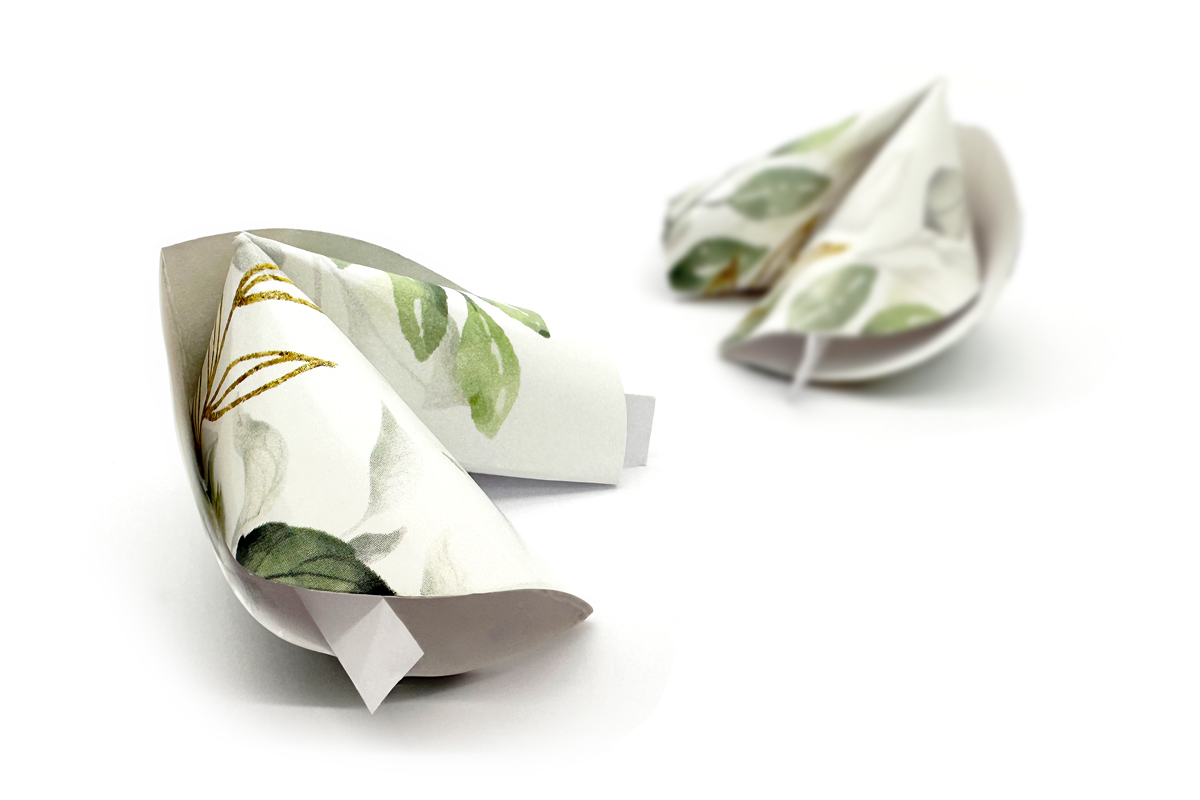 Ciasteczka z wróżbą origami