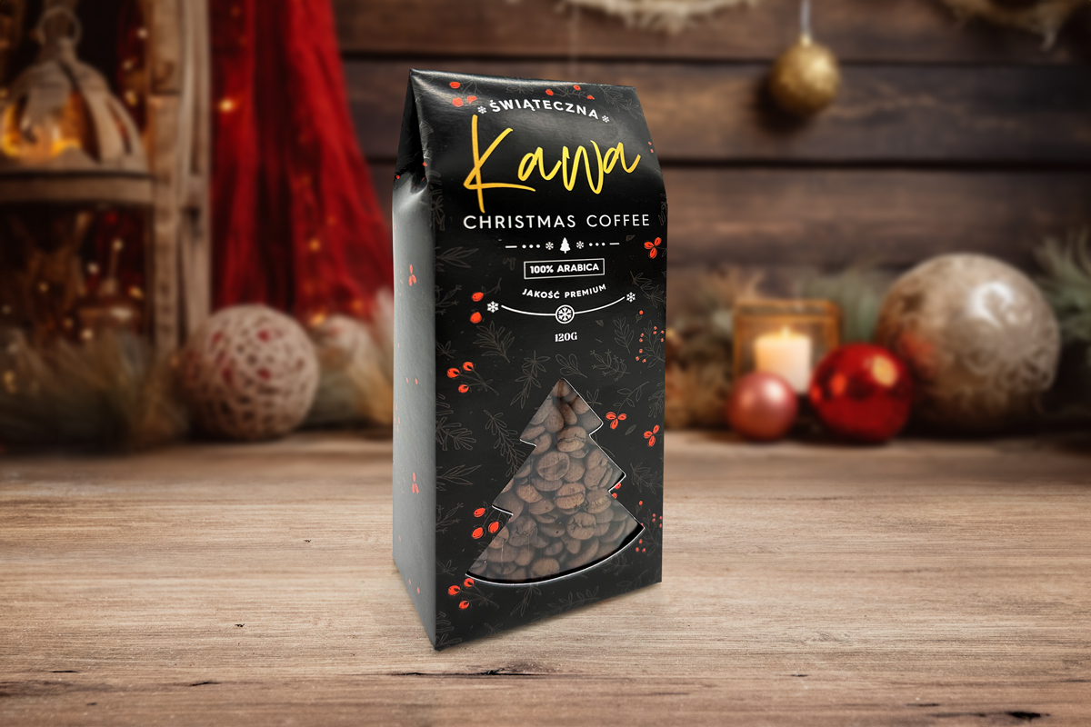 Herbata i kawa świąteczna Świąteczna kawa w pudełku 120g