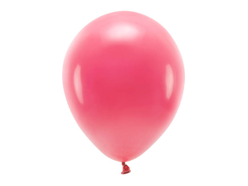 Baby Shower Dekoracje Balony Eco 30cm pastelowe, jasny czerwony (1 op. / 100 szt.)