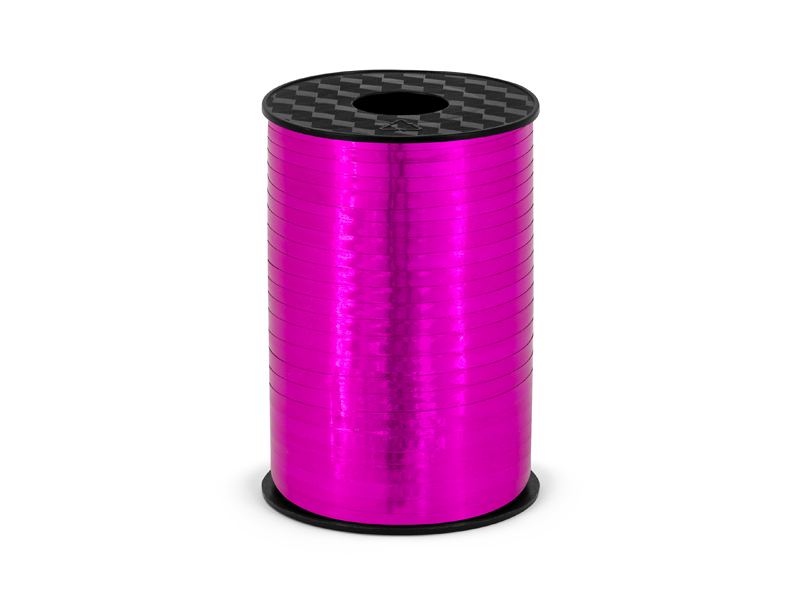 Dekoracje na walentynki Wstążka plastikowa, c. różowy, 5mm/225m (1 op. / 1 szt.)