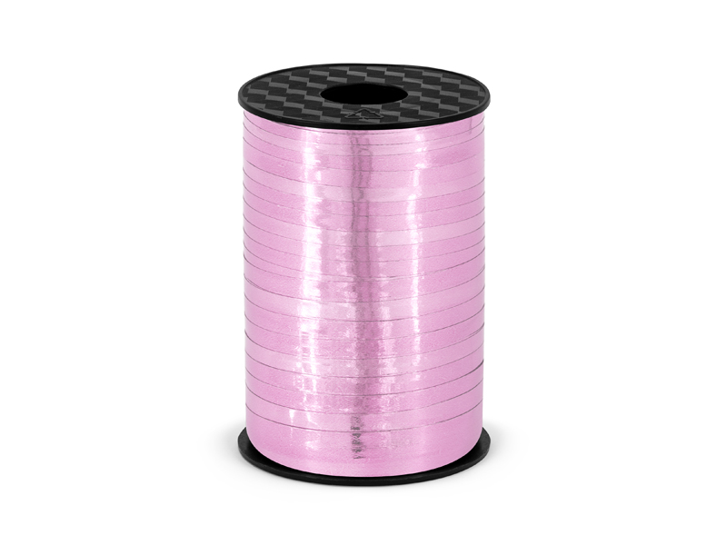 Dekoracje na walentynki Wstążka plastikowa, różowy, 5mm/225m (1 op. / 1 szt.)